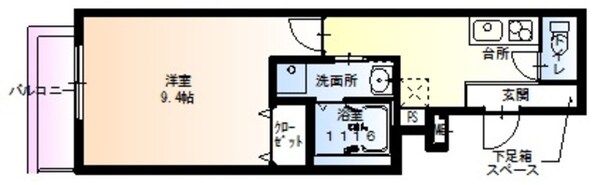 フジパレス東粉浜の物件間取画像